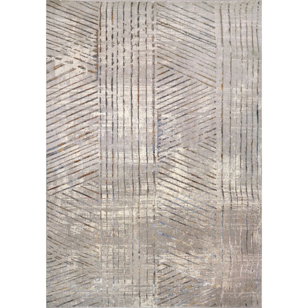 Dynamic Rugs 1364-919 Gold 7.10 Ft. X 10.10 Ft. Rectangle Rug in Grey/Ivory/Multi